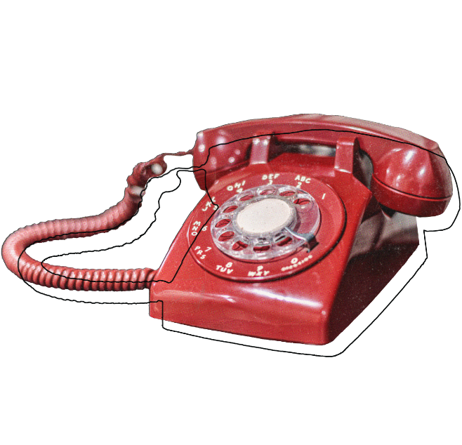 Téléphone rouge
